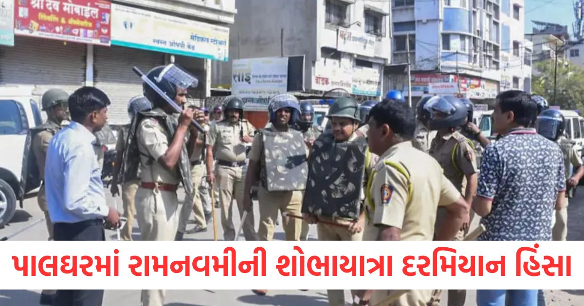 mumbai eggs hurled at ram navami procession in palghar maharashtra cops register case