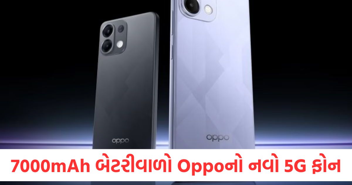 oppo k13 5g featuring 7000mah battery 80w charging launched in india