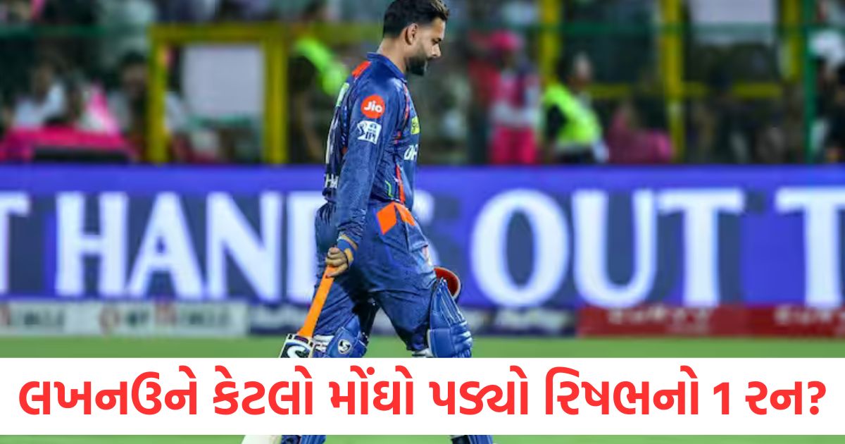 rishabh pant one run cost for lucknow super giants lsg owner sanjiv goenka in ipl