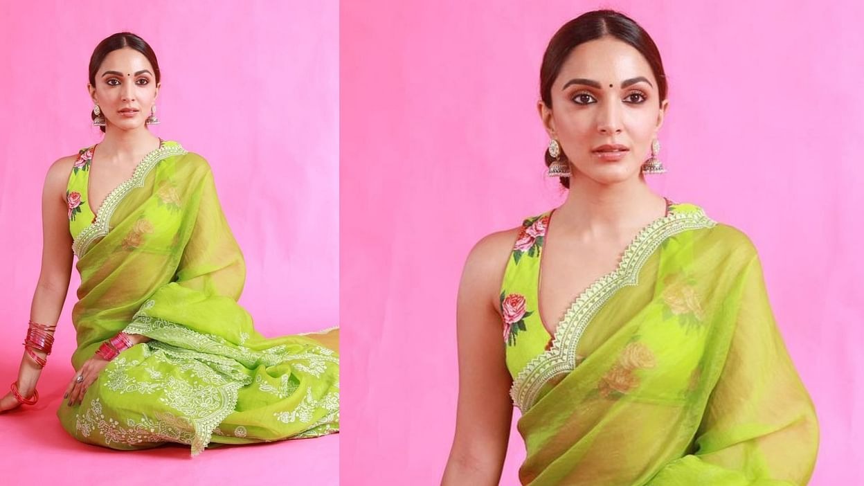 trendy saree for summer wedding function5