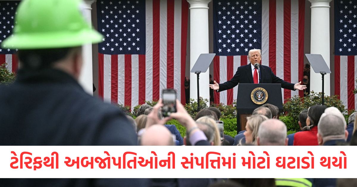 turmoil in the rich list trump s tariff has caused a big dent in the wealth of billionaires wewer