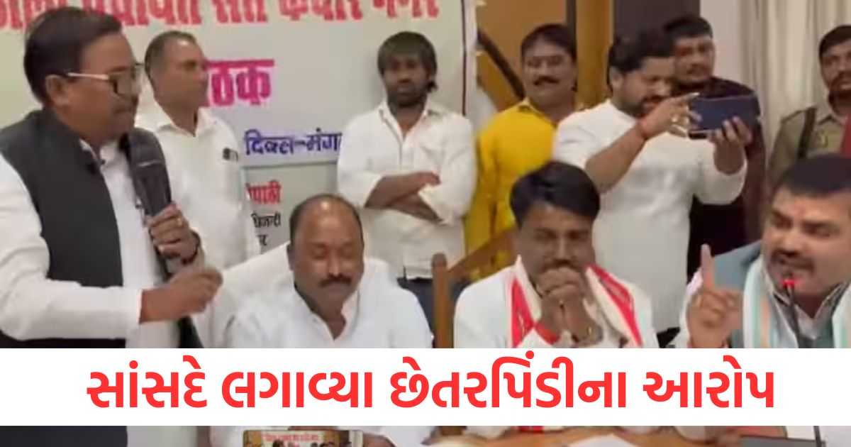 up politics mp pappu nishad made allegations of extortion mla ankur raj tiwari gave challenge