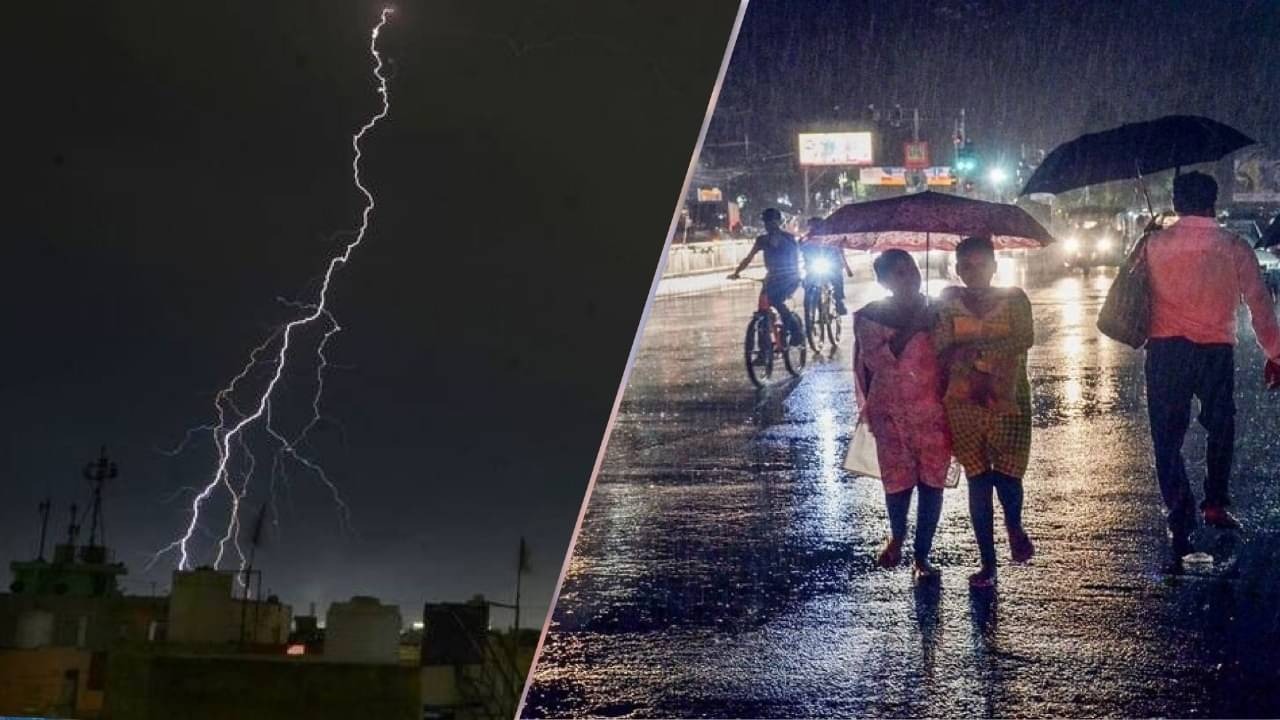 why delhi weather facing sudden change thunderstorm rain and lightening yellow alert imd new update1