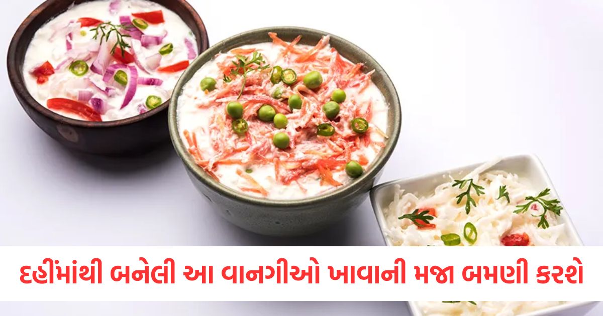 દહીંમાંથી બનેલી આ વાનગીઓ ખાવાની મજા બમણી કરશે