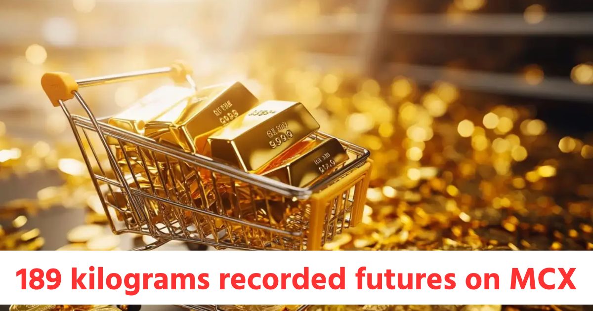 all time high highest volume of 189 kilograms recorded in gold ten futures on mcx on may 8 2025