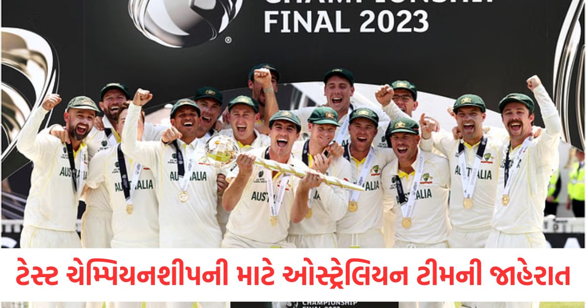 aus vs sa wtc final australian team announced for wtc final vs south africa green returns marsh out