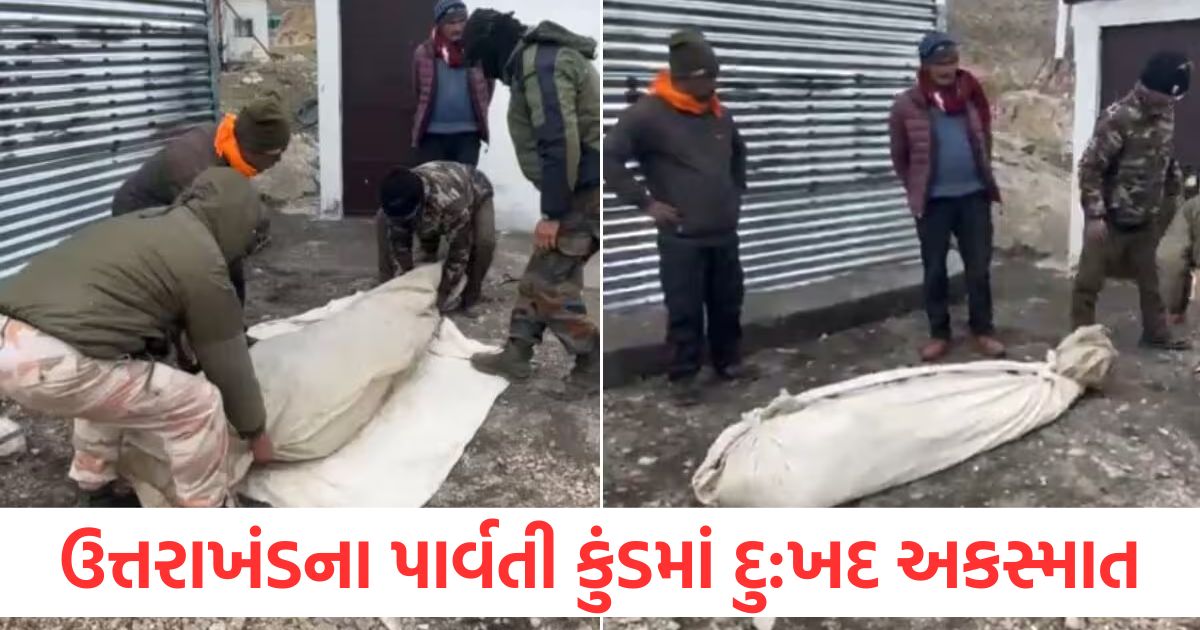 elderly pilgrim from gujarat killed by boulder at parvati kund in uttarakhand