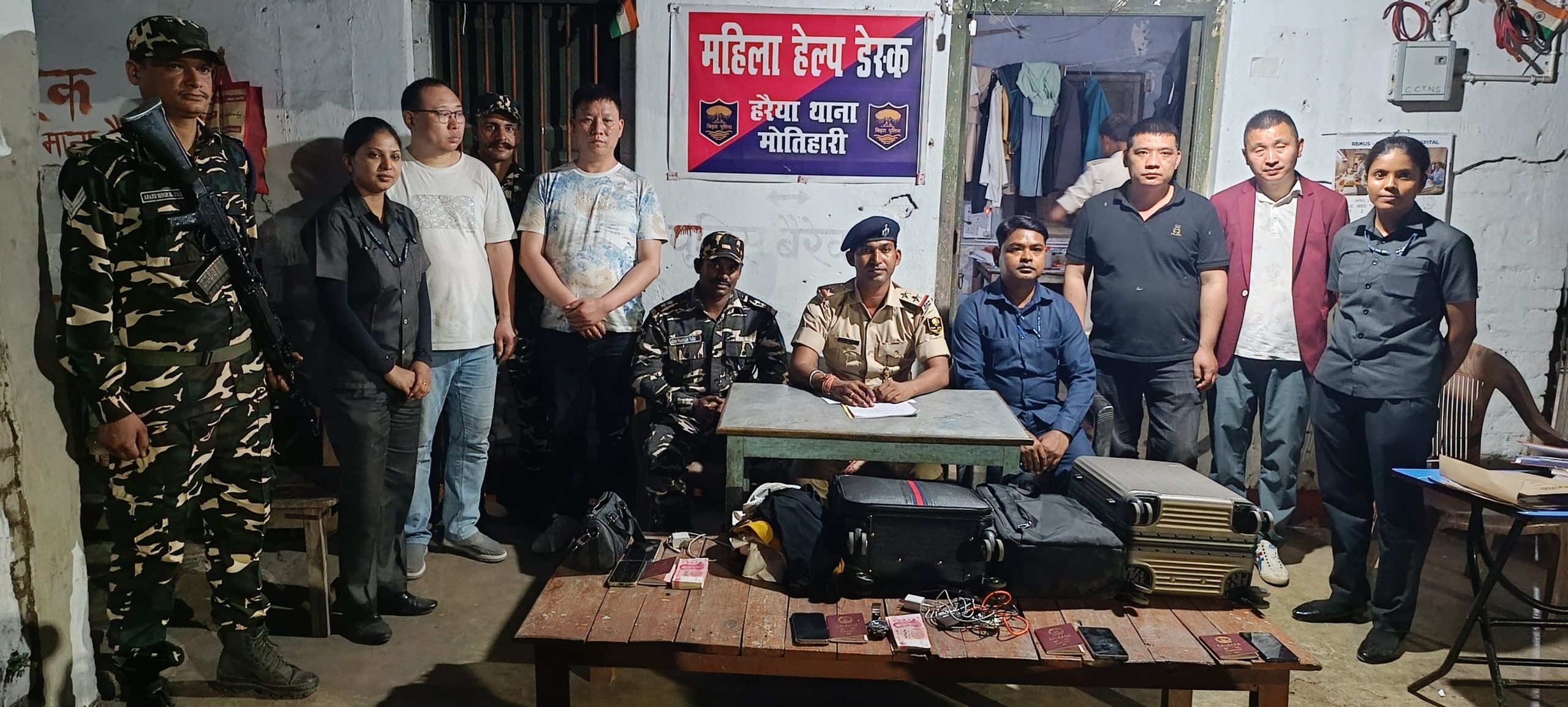 four suspicious chinese citizens caught from nepal border in motihari investigation countinues1