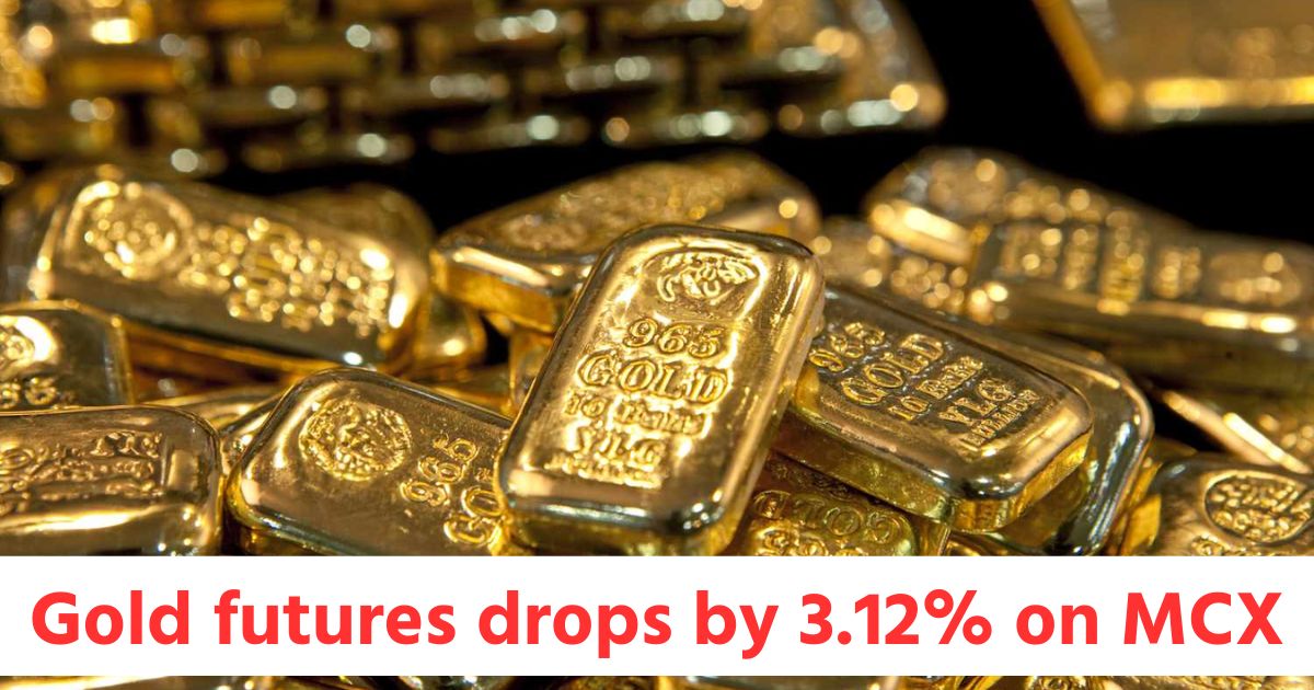 gold futures drops by 3 12 and silver futures by 0 62 while crudeoil futures gains by 2 09 on