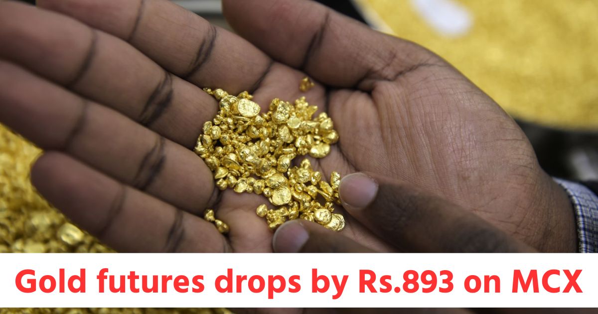 gold futures drops by rs 893 and silver futures by rs 1151 while crudeoil futures gains by rs 11 on