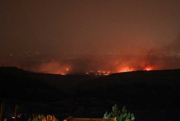 israel opened front against syria carried out air strikes bombs hurled near presidential palace1