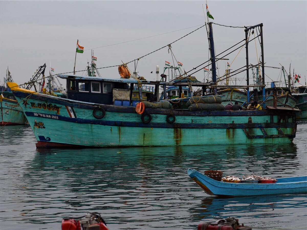 junagarh marine task force checks fishing boats in mangrol port amid india pakistan tensions