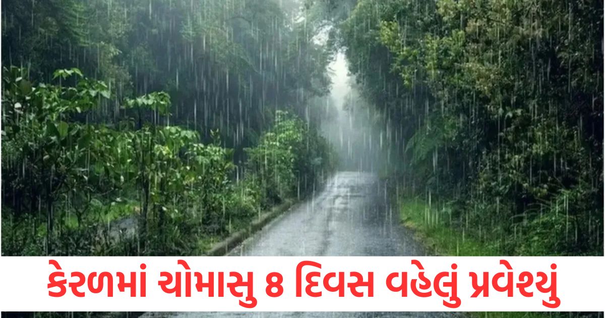 monsoon entered kerala 8 days earlier this happened last time in the 2009 year