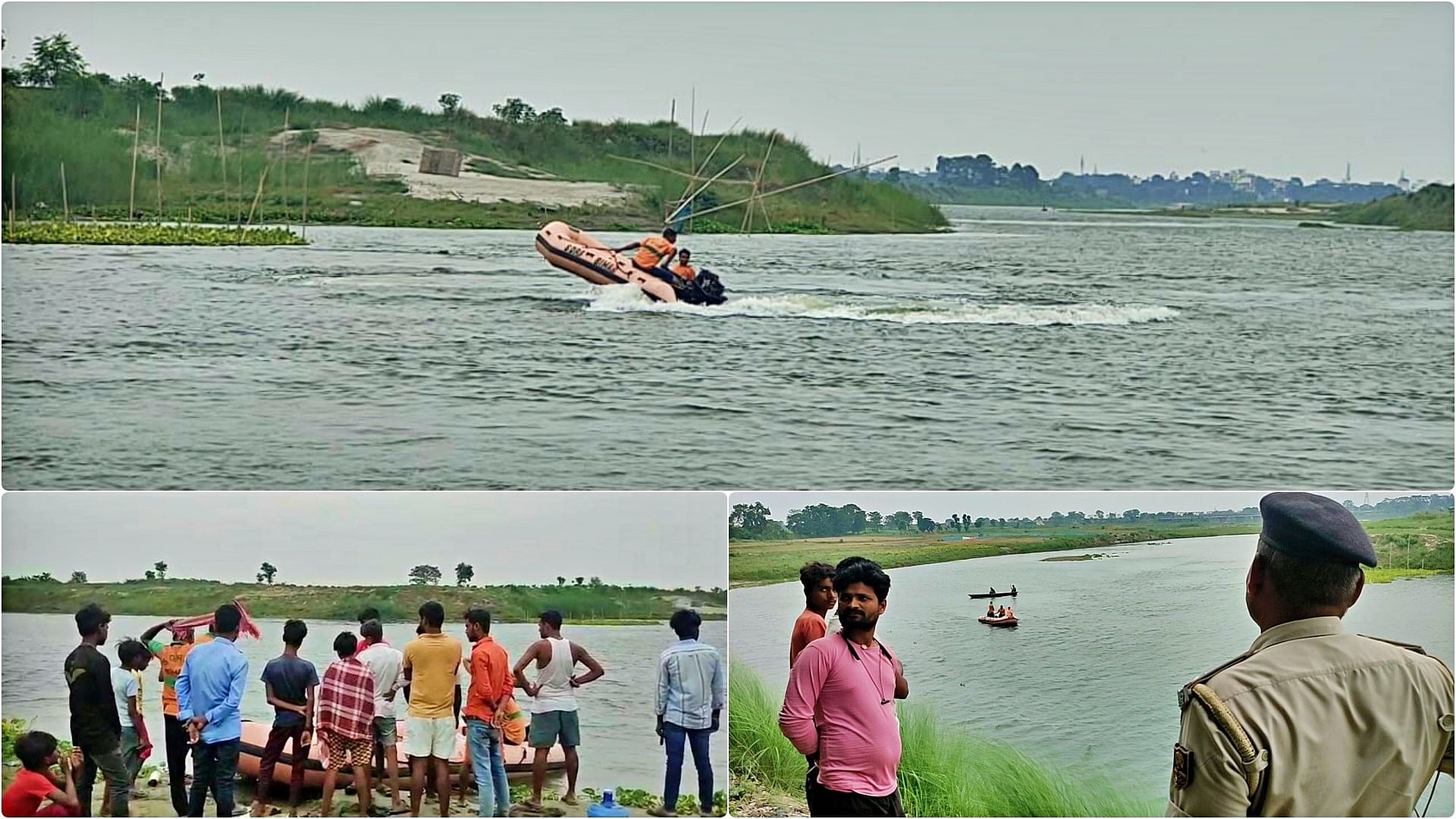 muzaffarpur bihar news children went to take bath drowned in river three found search for two
