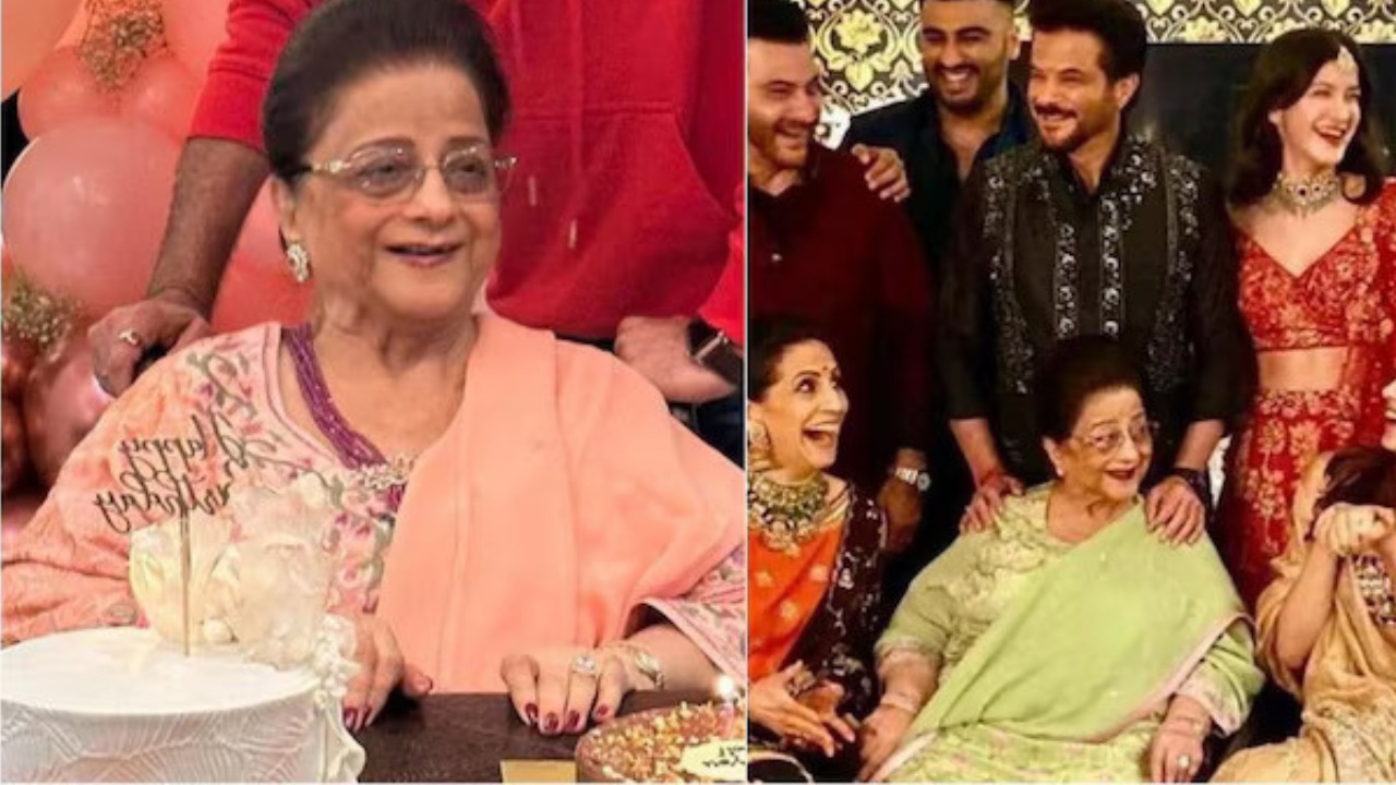nirmal kapoor funeral last rites of anil kapoor mother