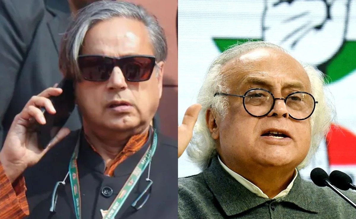political uproar over tharoors name jairam ramesh said there is a difference between being in congress and being of congress bjp retaliated1
