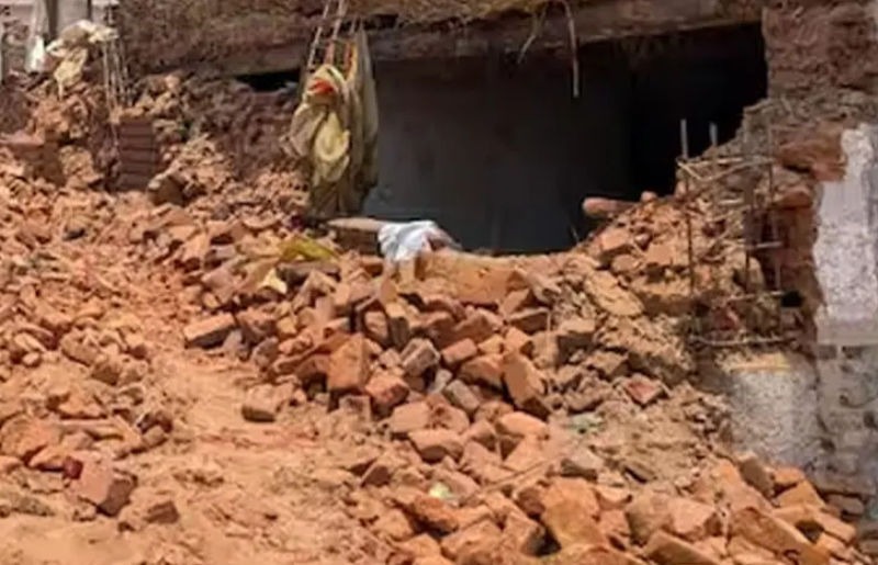 three dead four injured in wall collapse in mehsana gujarat1