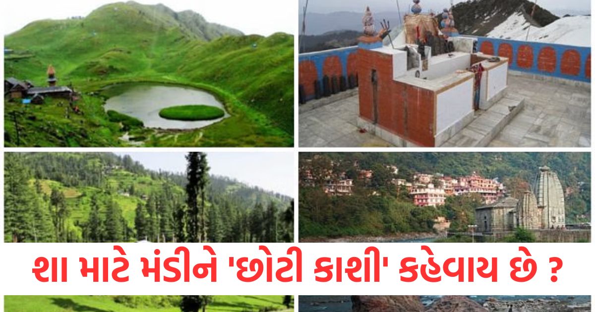 why mandi is called chhoti kashi of himachal pradesh