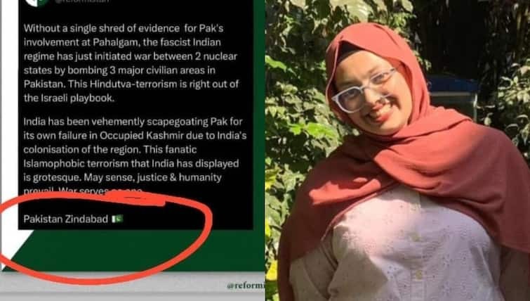 woman student of pune college arrested for supporting pakistan on social media