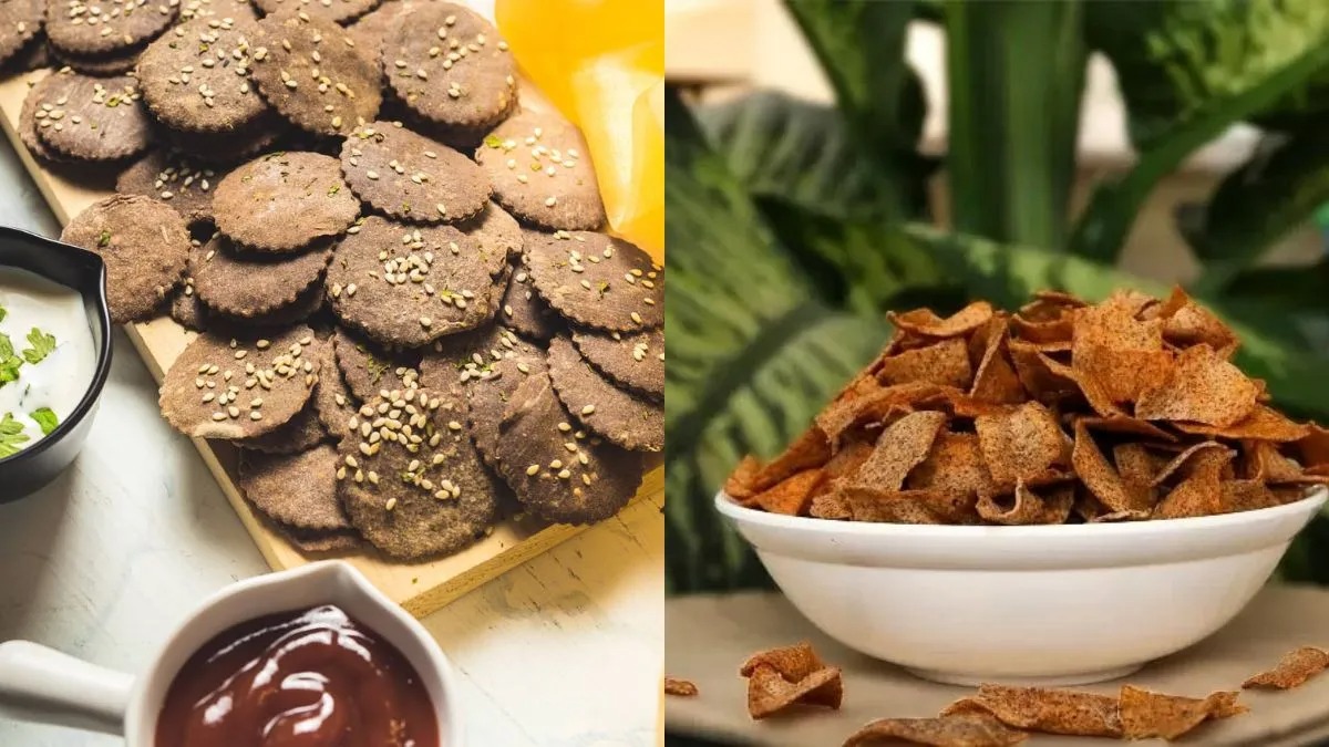 If kids are demanding snacks from the market make ragi chips at home for a healthy snack