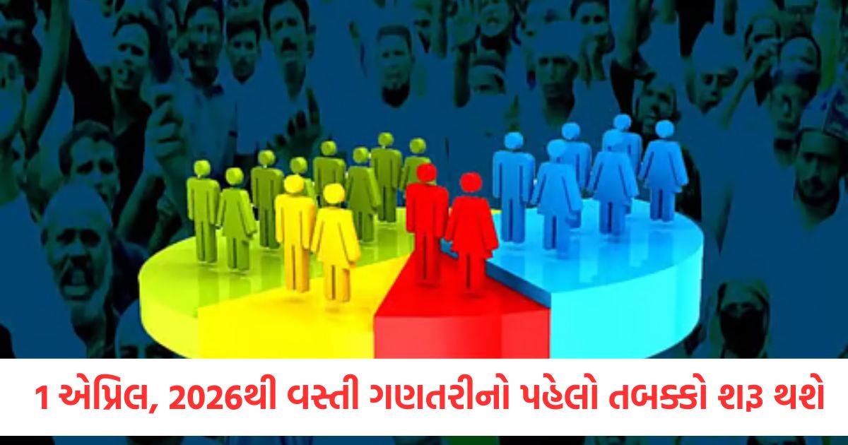 census of india first phase of census start from april 1 2026