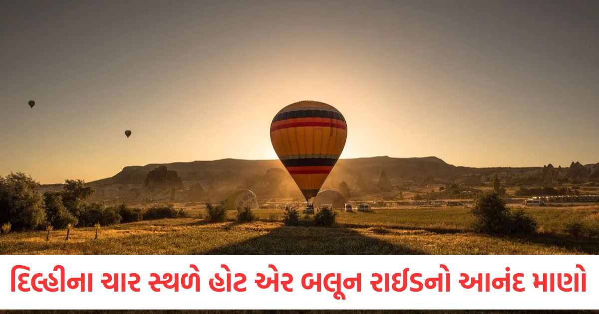 delhiites to soon offer hot air balloon rides at four dda locations check details