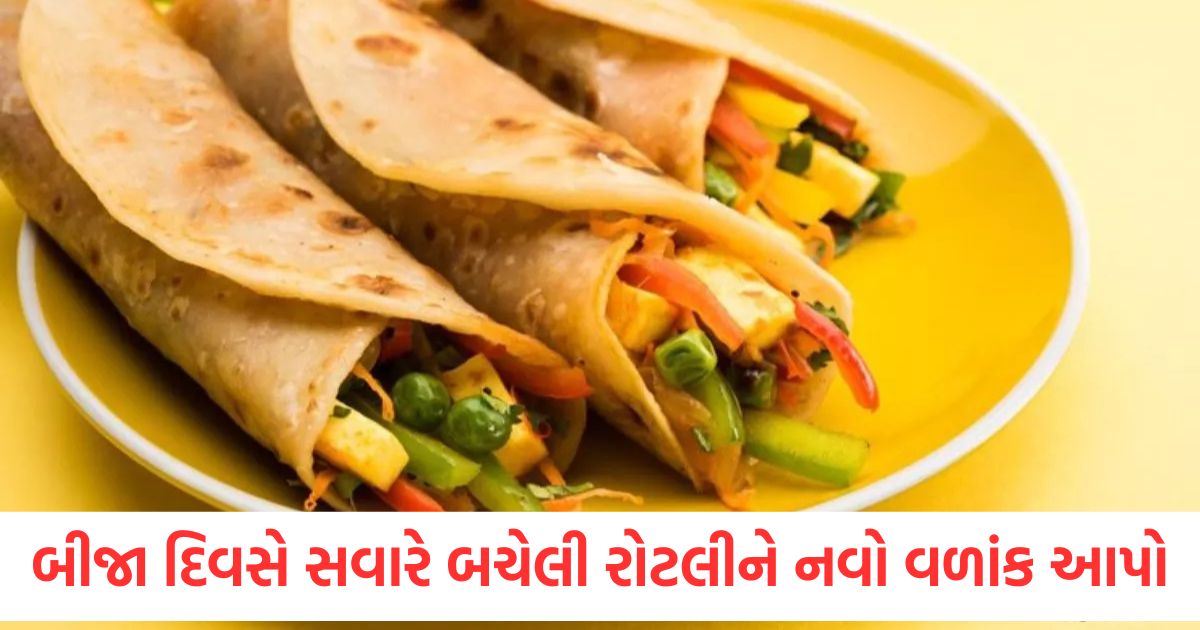 give leftover roti a new twist in the next morning everyone will eagerly eat its healthy and tasty wrap