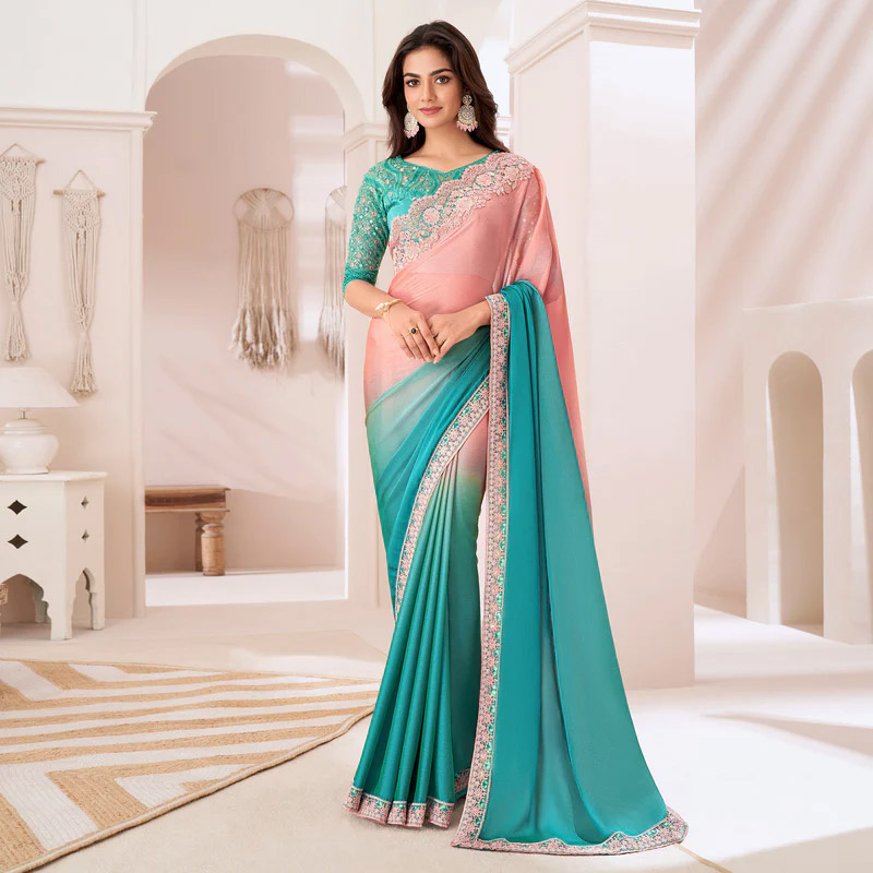 latest 5 chiffon saree designs for new look11