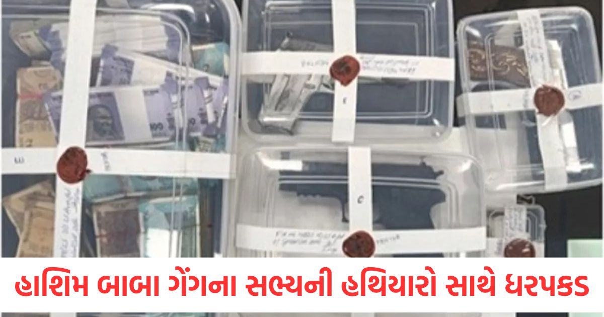 new delhi city ncr delhi police arrests hashim baba gang member with arms and cash