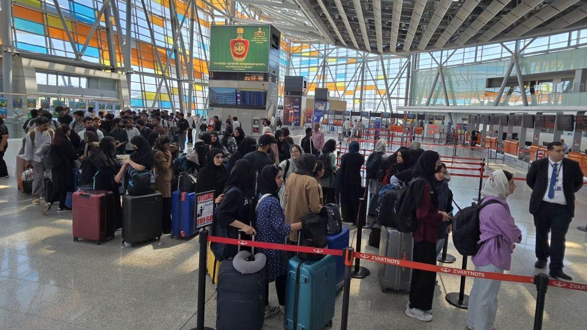 plane carrying over 100 indian students evacuated from war torn iran to armenia arrived in delhi know updates11