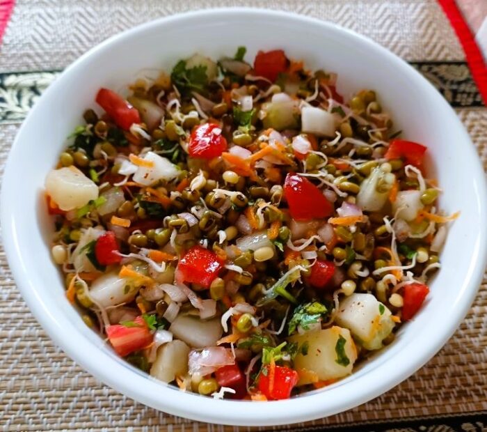quick and easy sprouts chaat recipe unique flavor for busy mornings11