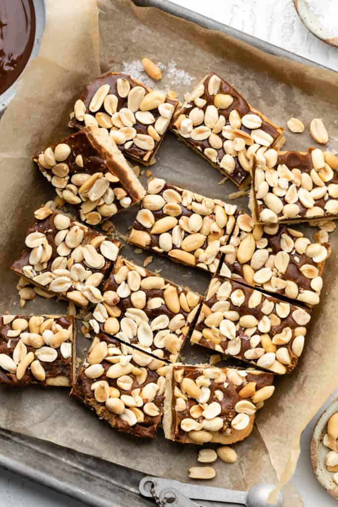 recipe homemade snickers bar1