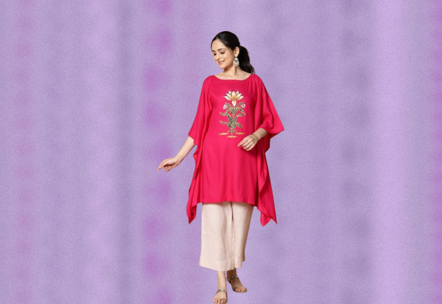 stylish kaftan kurti designs for young girls22