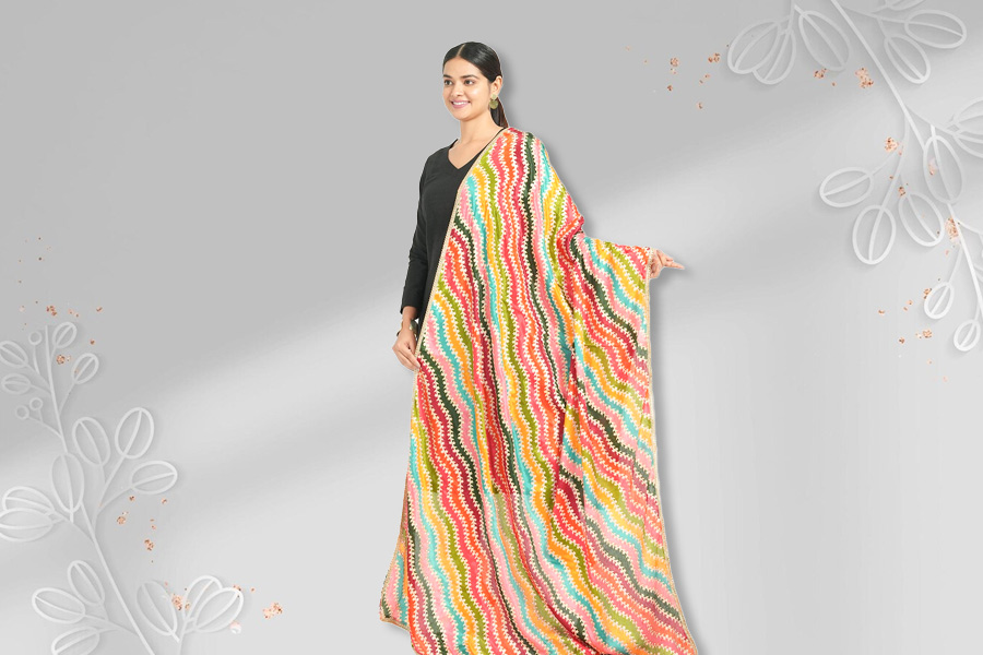 top dupatta designs for women to wear with black outfits22