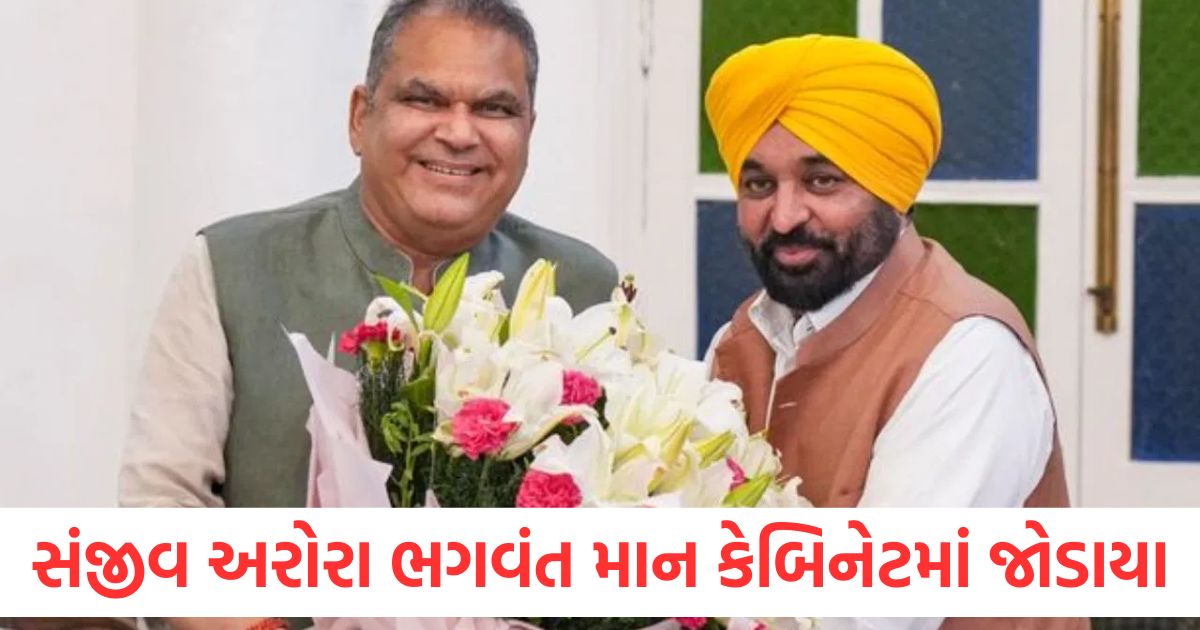 Former MP Sanjeev Arora joins Bhagwant Mann cabinet takes oath as minister today