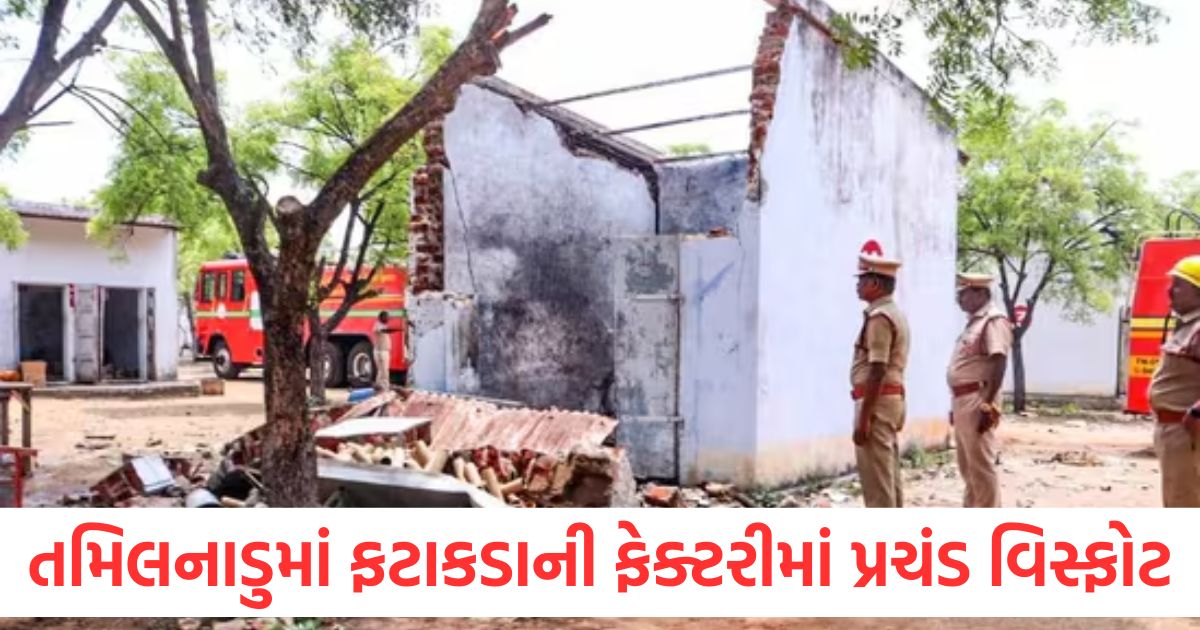 Massive explosion at firecracker factory in Tamil Nadu 5 workers killed rescue operations underway