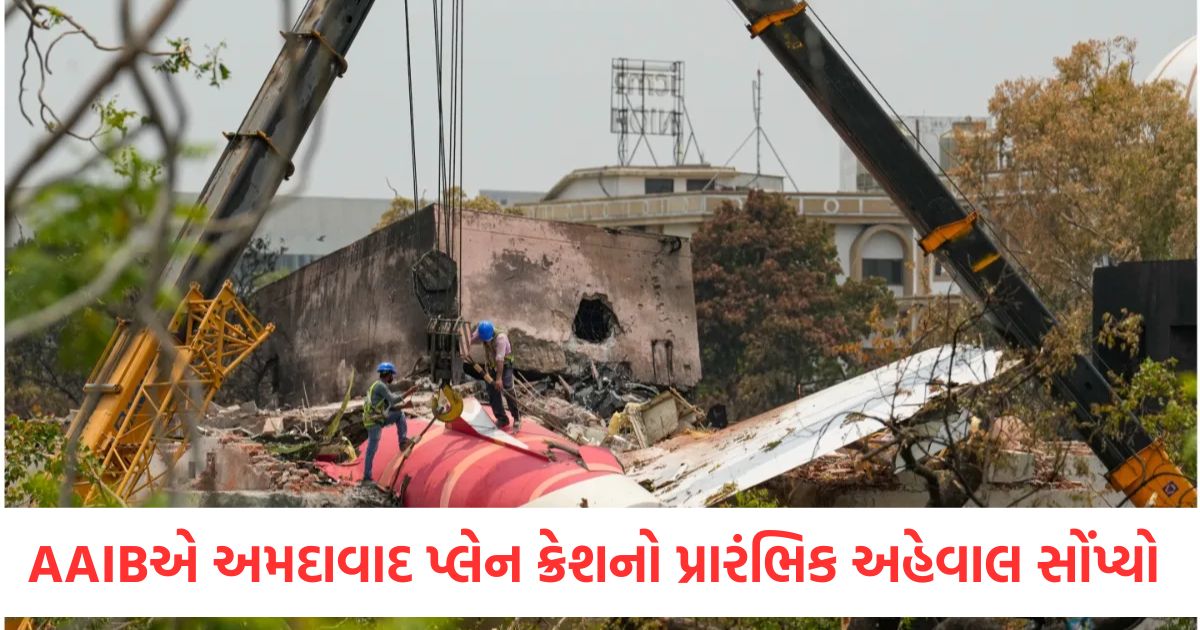 aaib submits its preliminary report on the ai 171 plane crash to the ministry of civil aviation